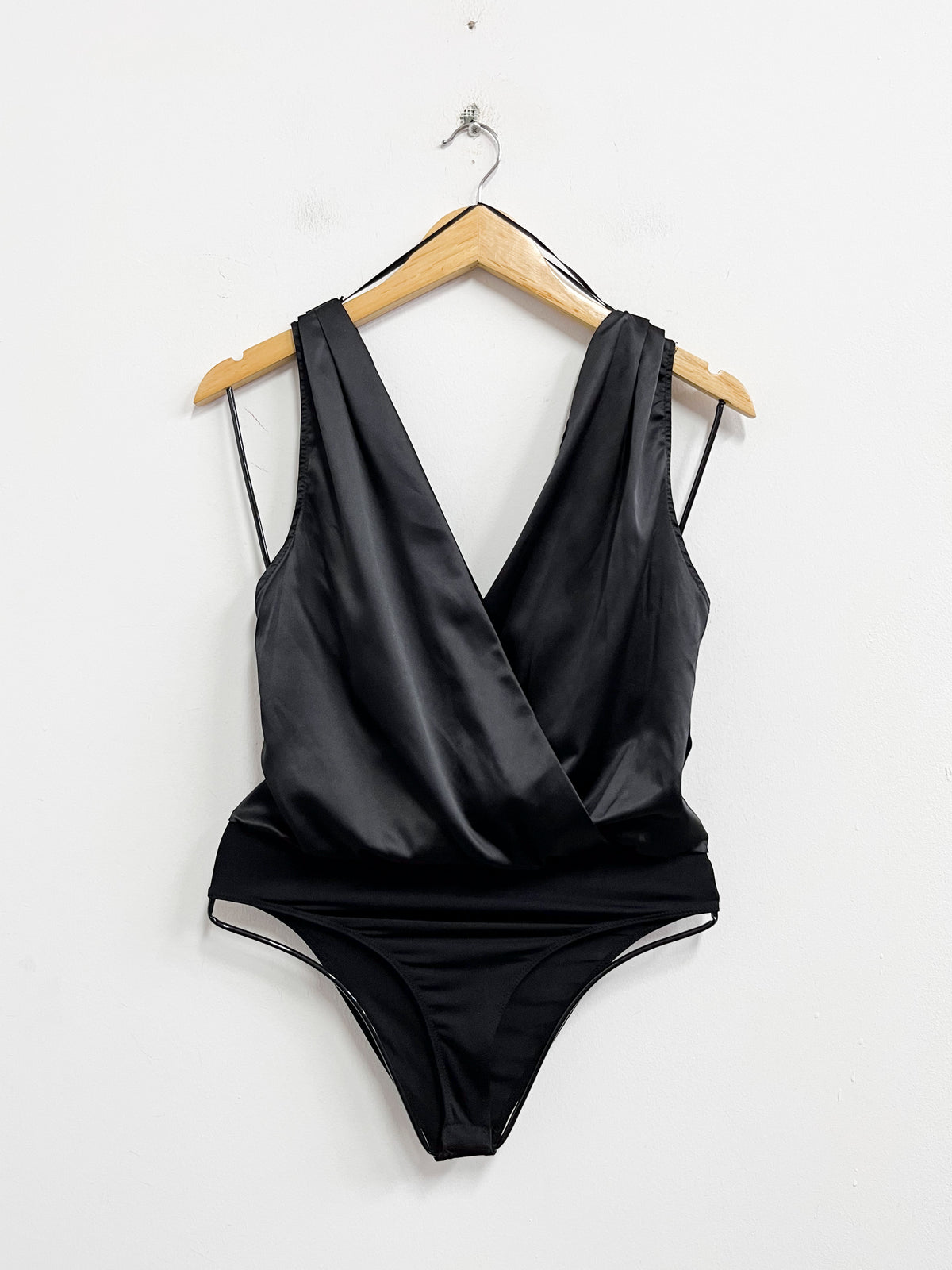 Body satinado - Zara - Talla S