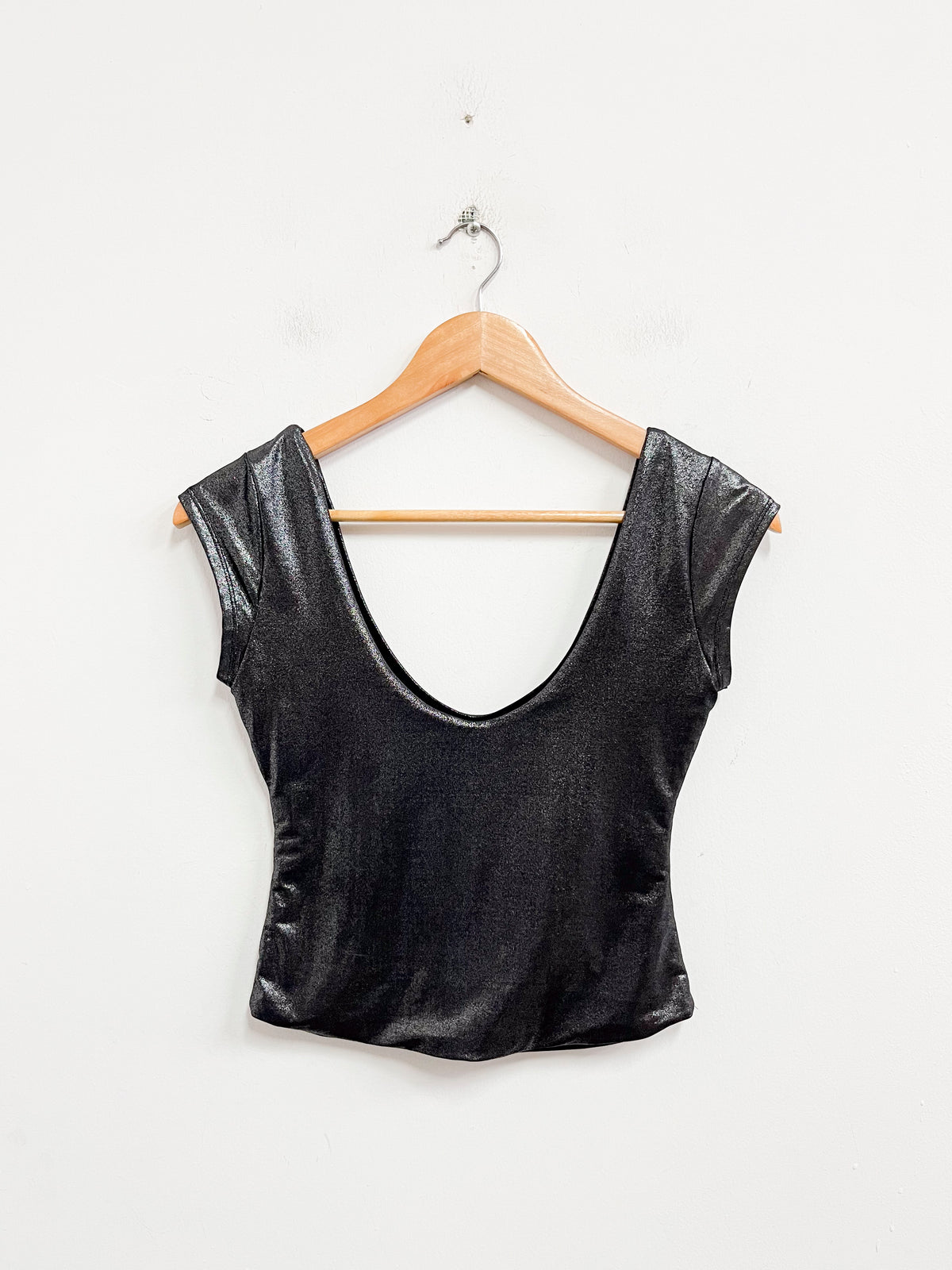 Top plateado oscuro - Camila Cornejo - Talla S