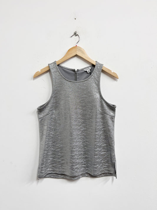 Top plateado - Calvin Klein - Talla S