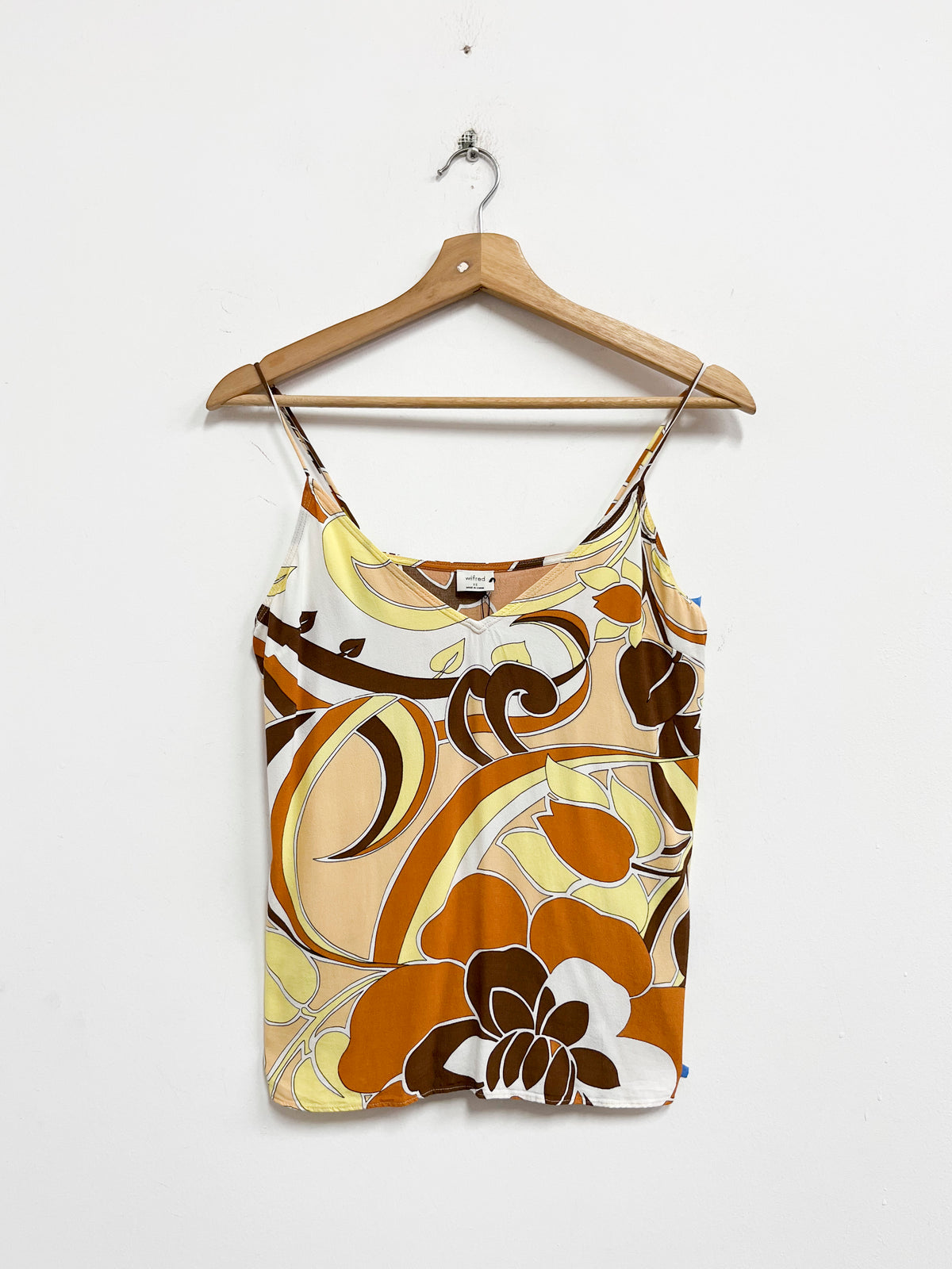 Top estampado tonos marrones - Wilfred - Talla XS