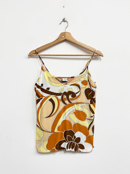 Top estampado tonos marrones - Wilfred - Talla XS