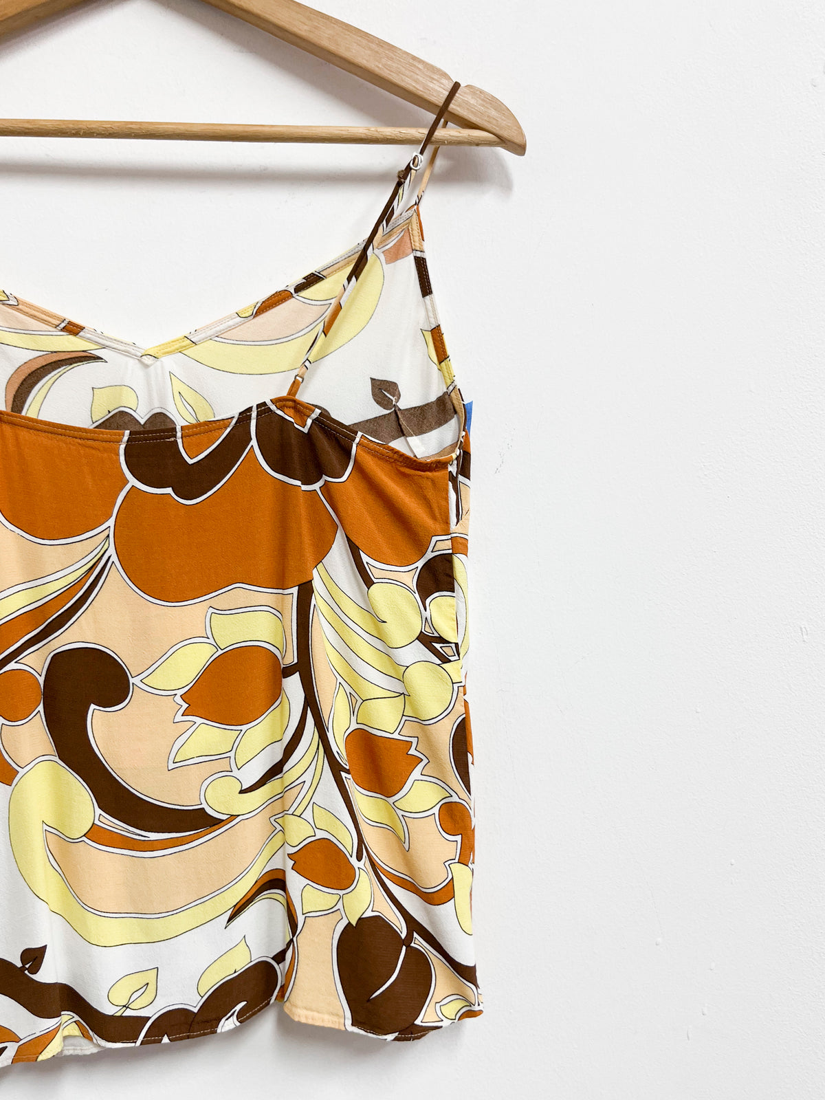 Top estampado tonos marrones - Wilfred - Talla XS