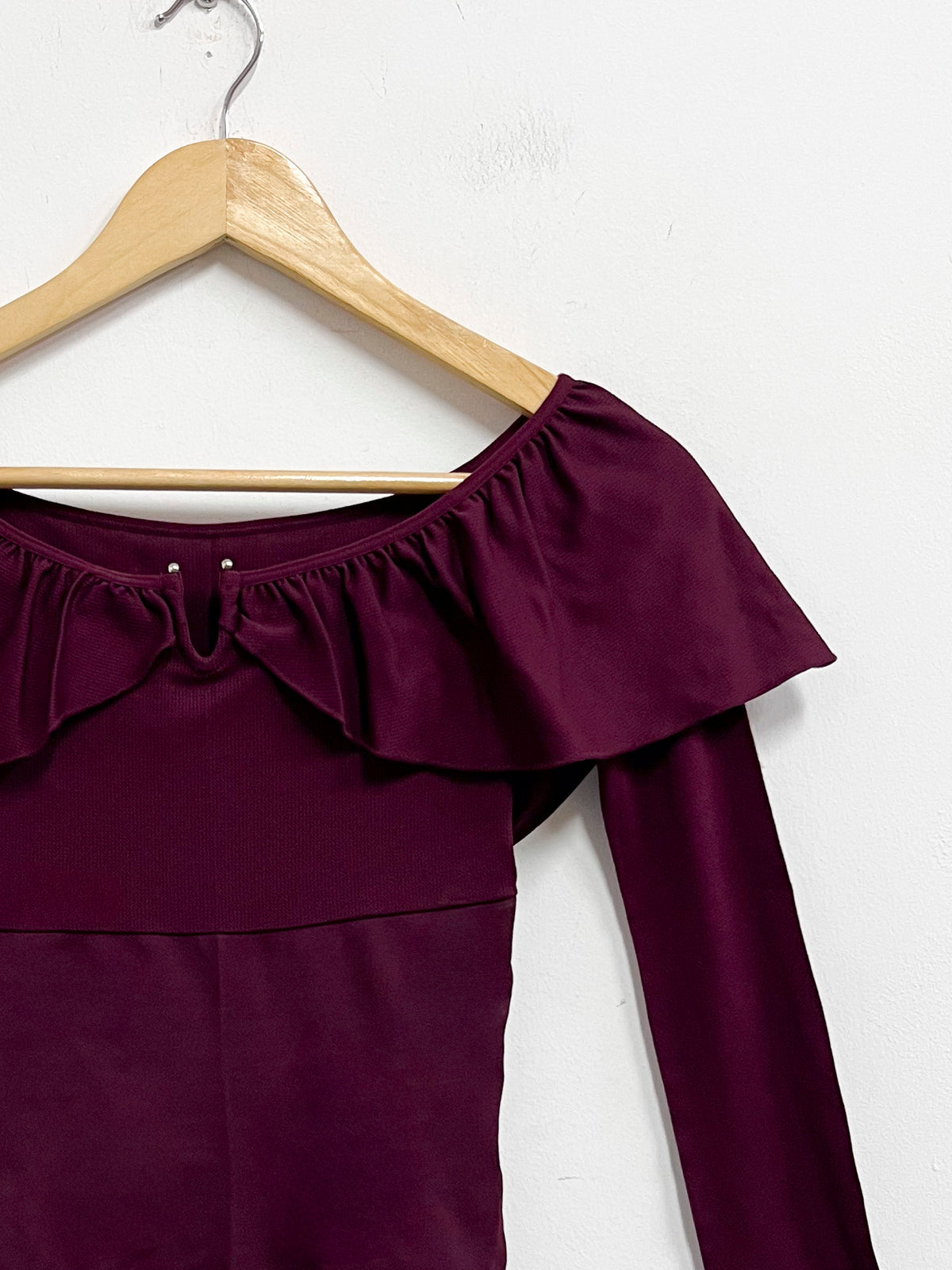 Body guinda con bobos - Azzorti - Talla S