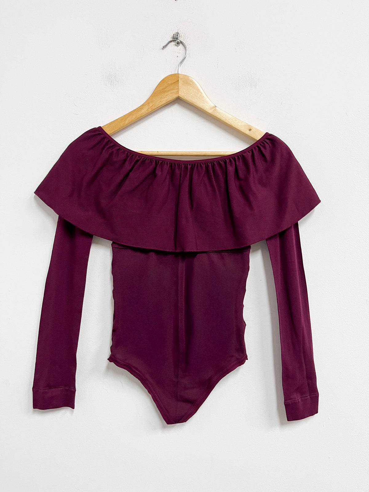 Body guinda con bobos - Azzorti - Talla S