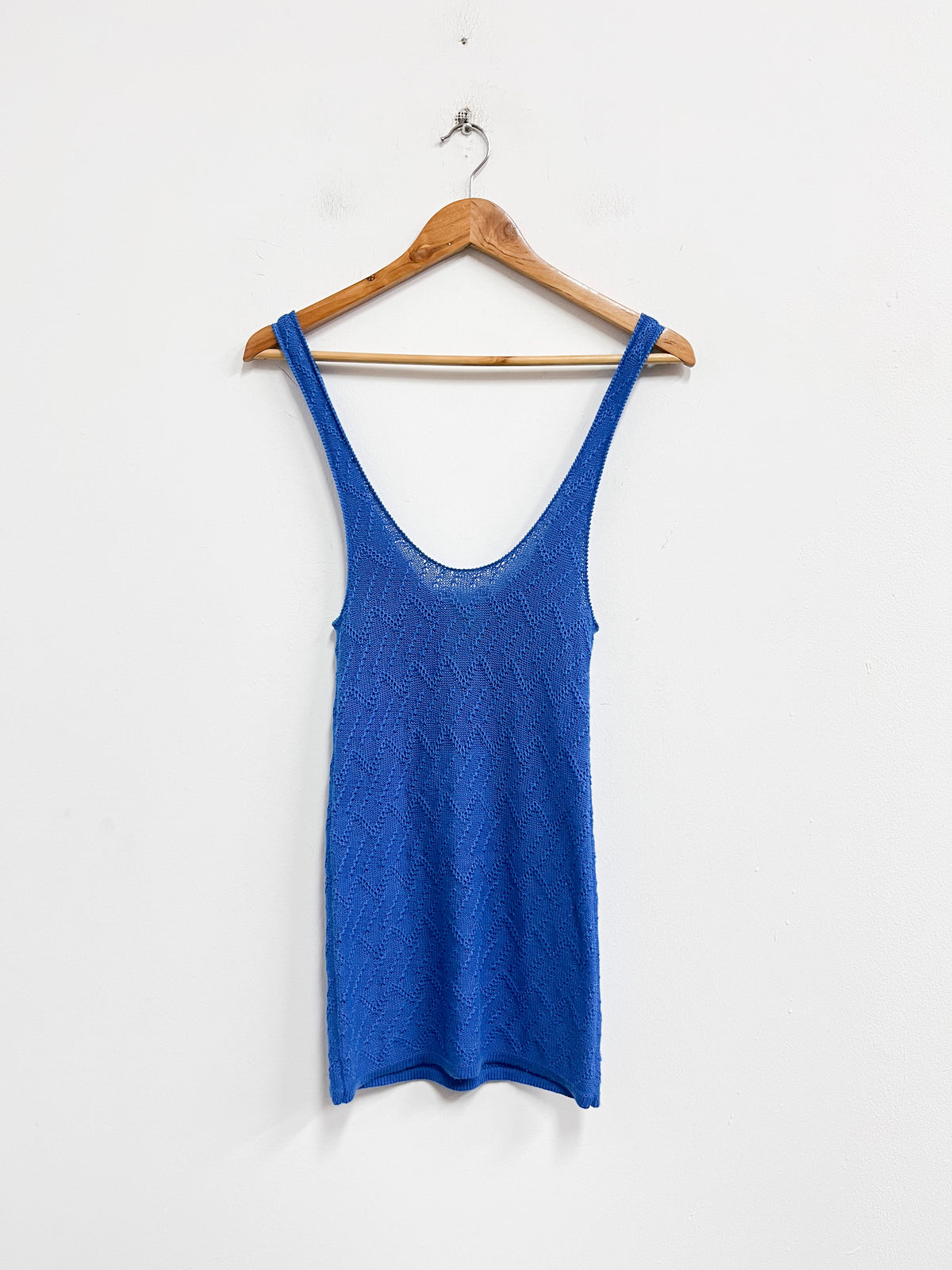 Top tejido azul - Escvdo - Talla M