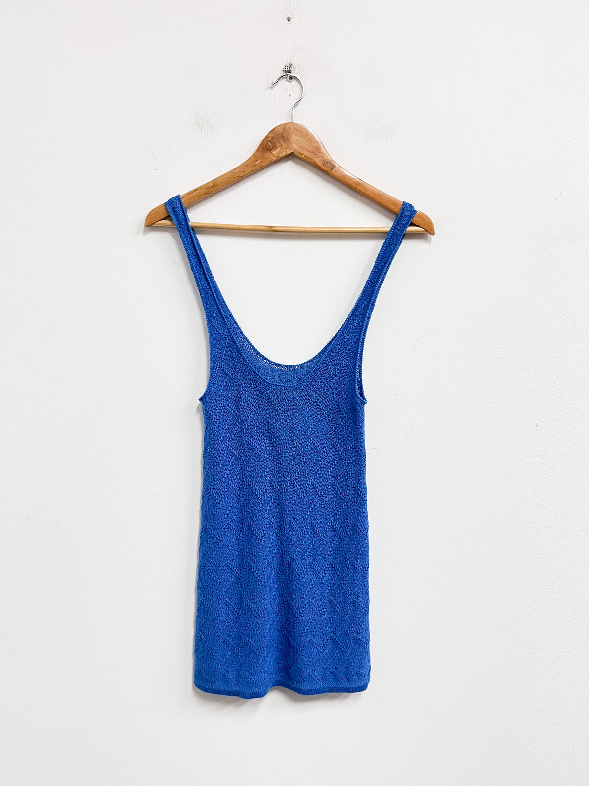 Top tejido azul - Escvdo - Talla M