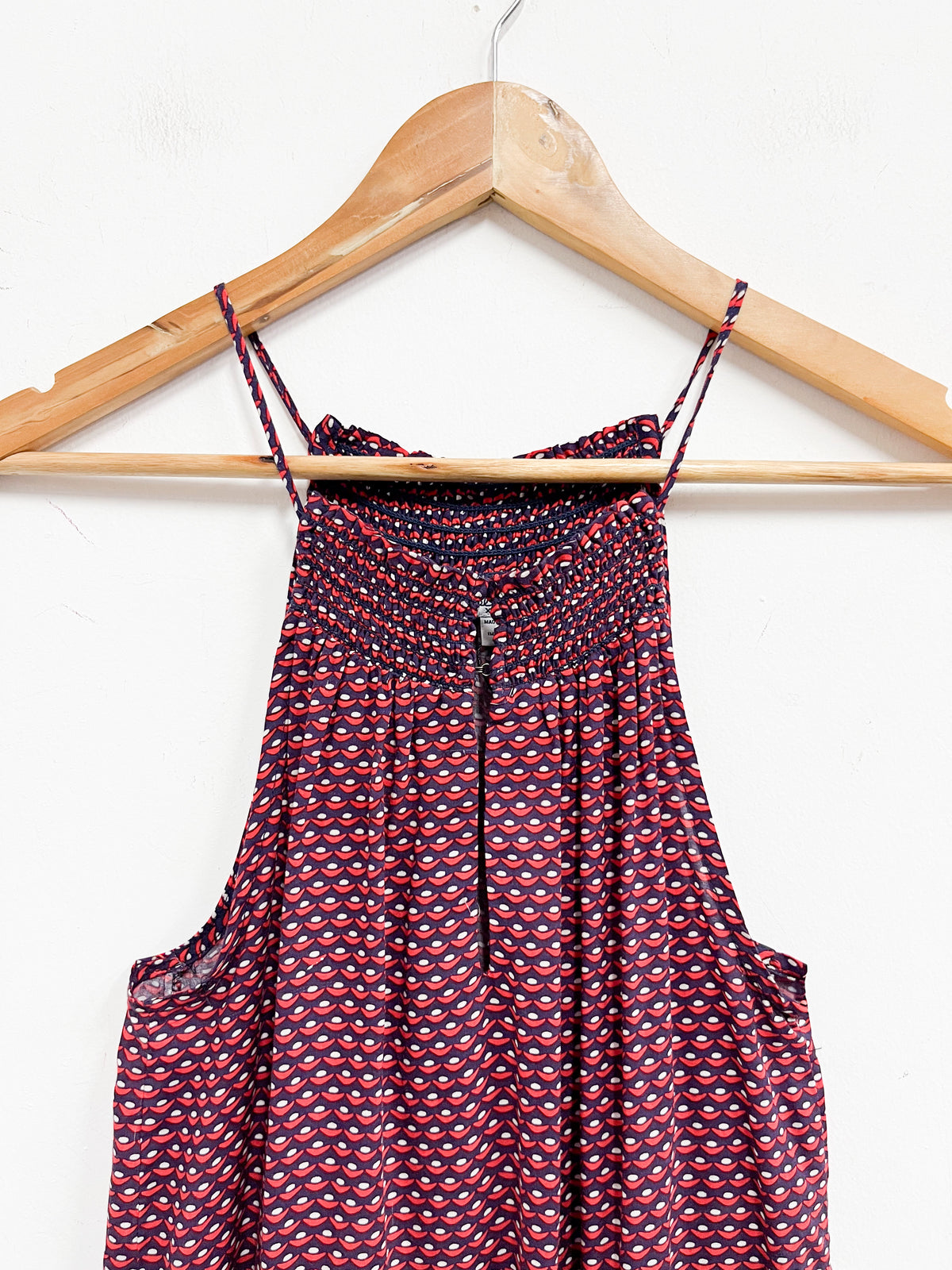 Top morado con rojo - Talla XS