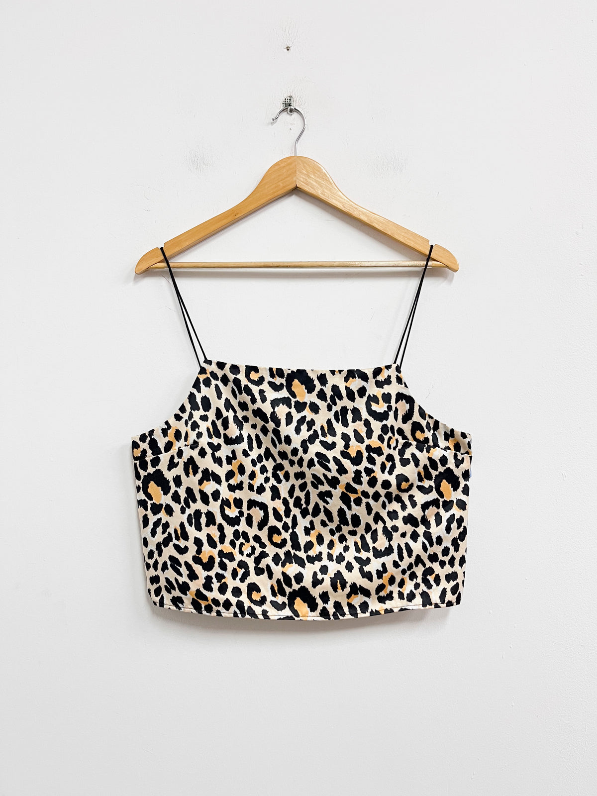 Top animal print con tiras - Talla M