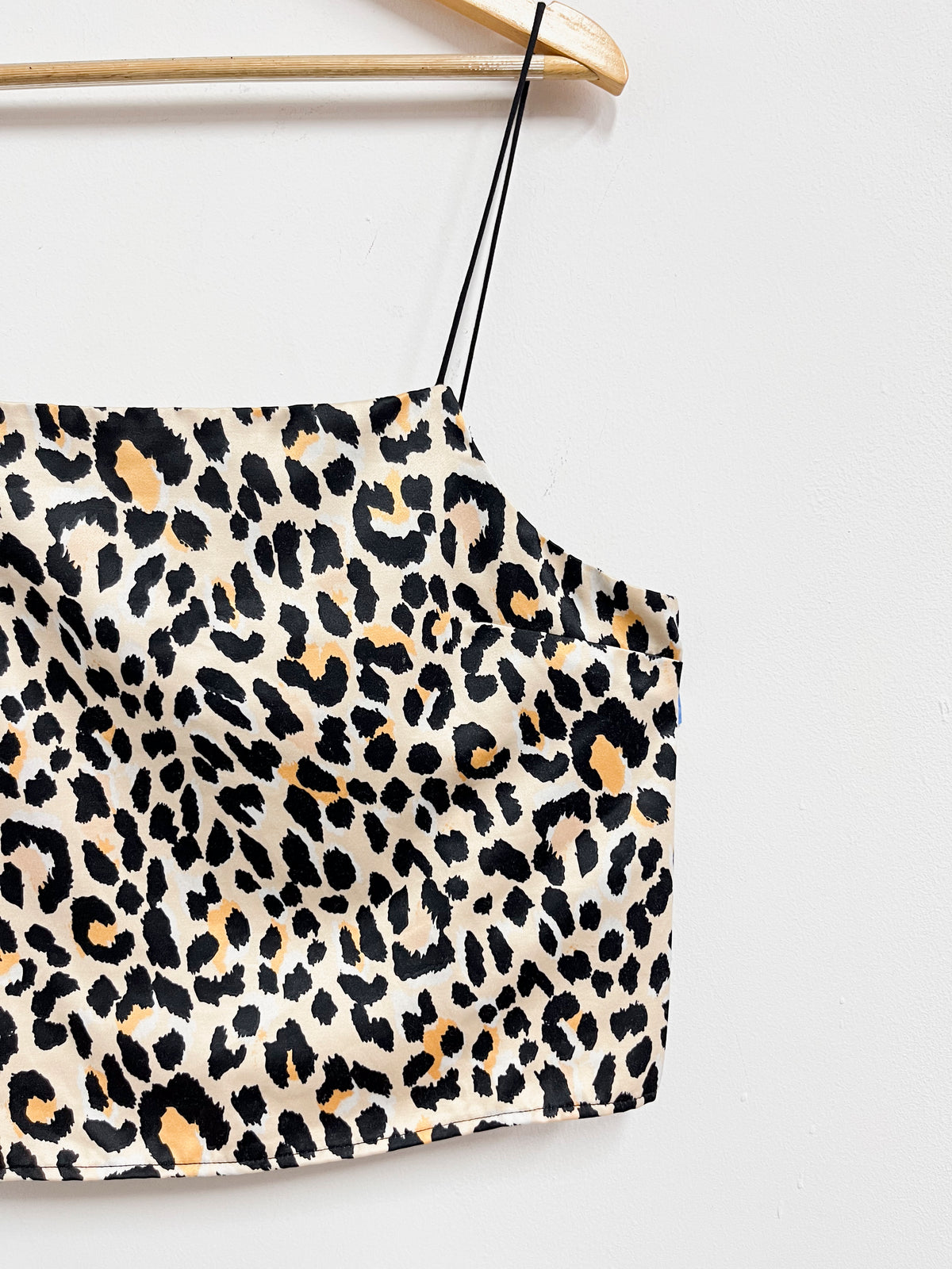 Top animal print con tiras - Talla M