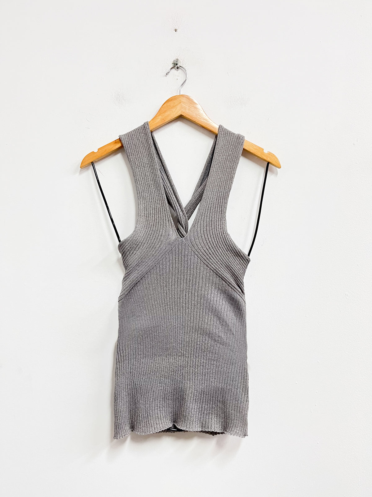 Top plateado con brillos dorados - La Mandinne - Talla S