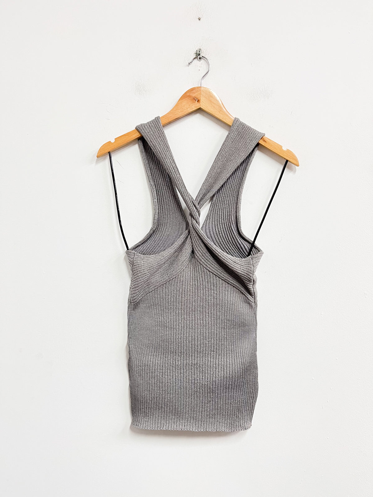 Top plateado con brillos dorados - La Mandinne - Talla S