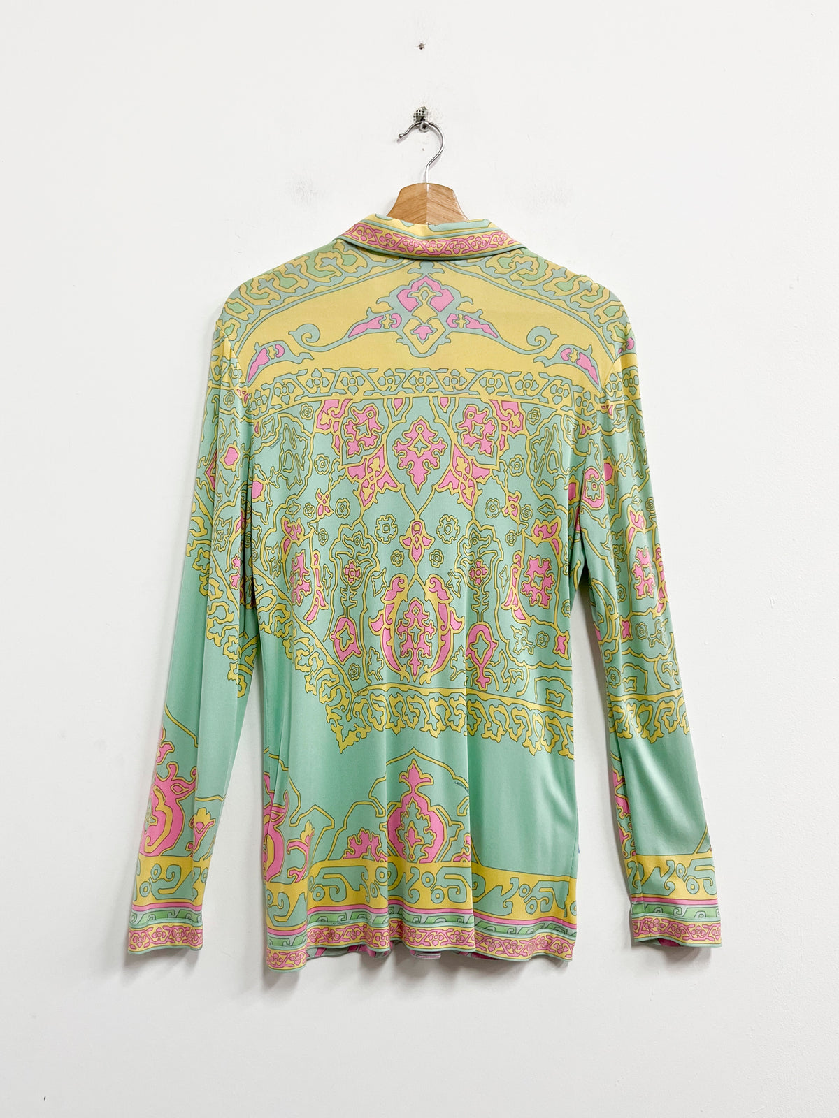 Blusa de seda estampada - Leonard Paris - Talla M