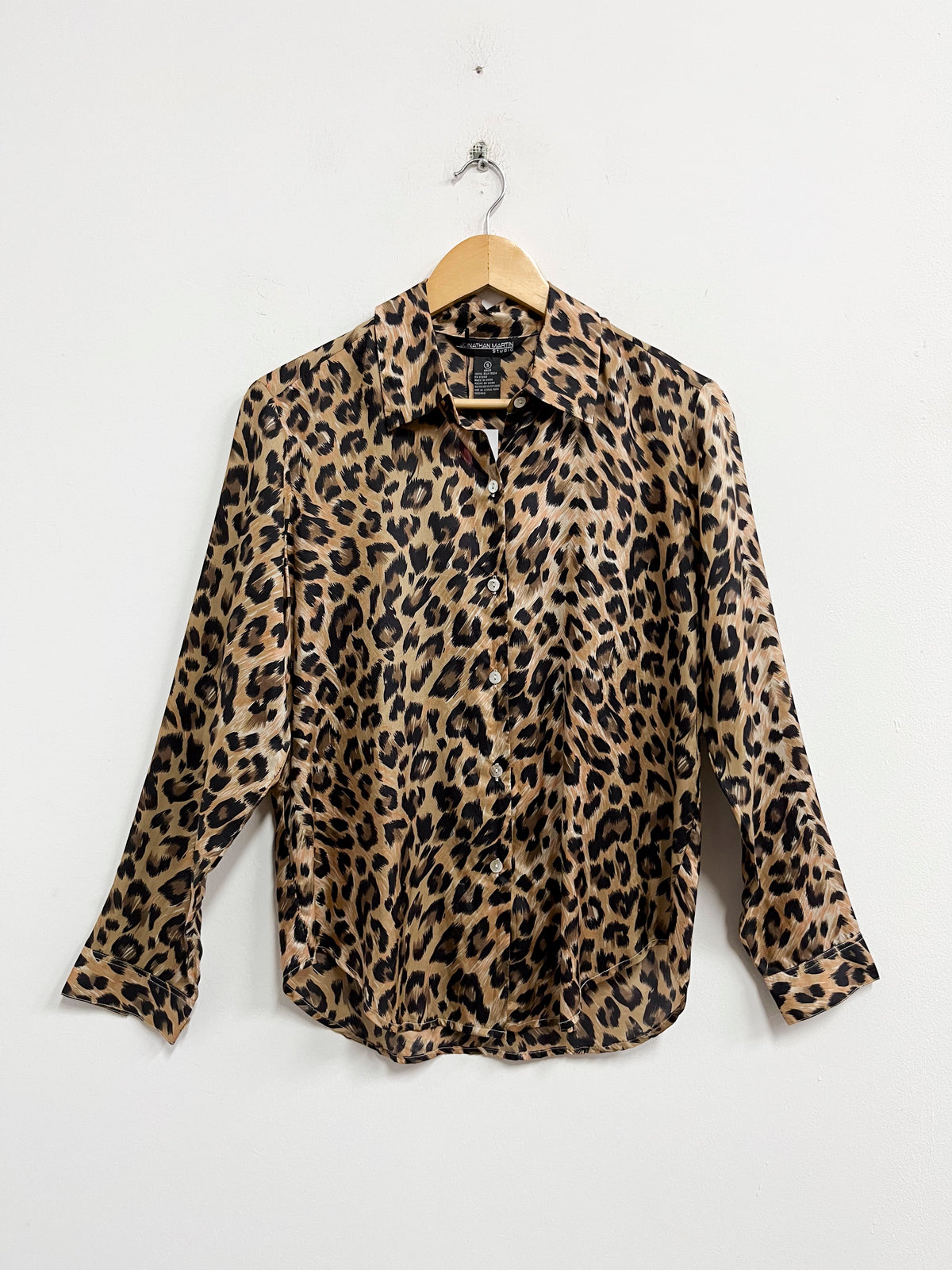 Blusa animal print seda - Jonathan Martin - Talla S