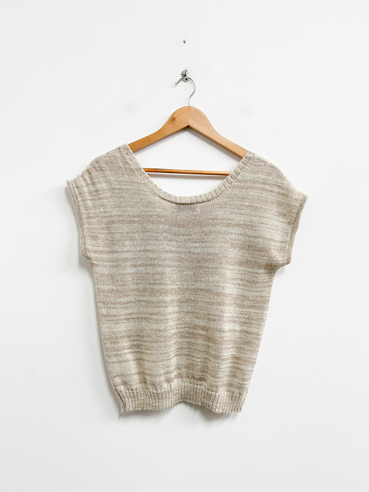 Top tejido tonos beige - Marita Cornejo - Talla M