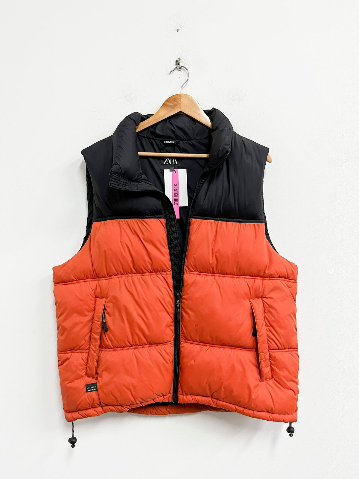 Chaleco acolchado - Zara - Talla L