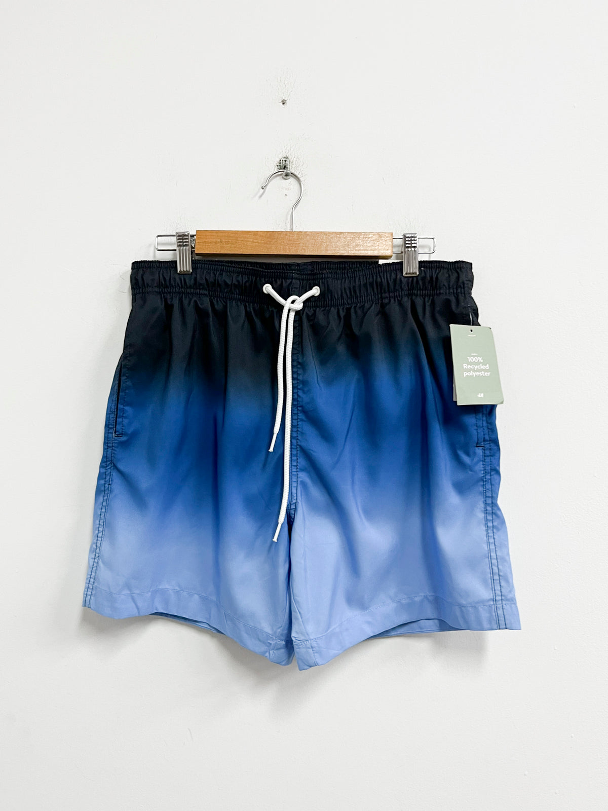Traje de baño short tonos azules - HyM - Talla M