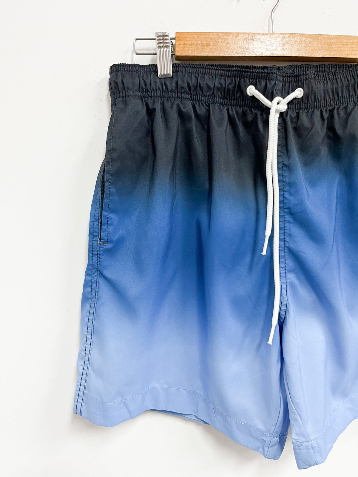 Traje de baño short tonos azules - HyM - Talla M