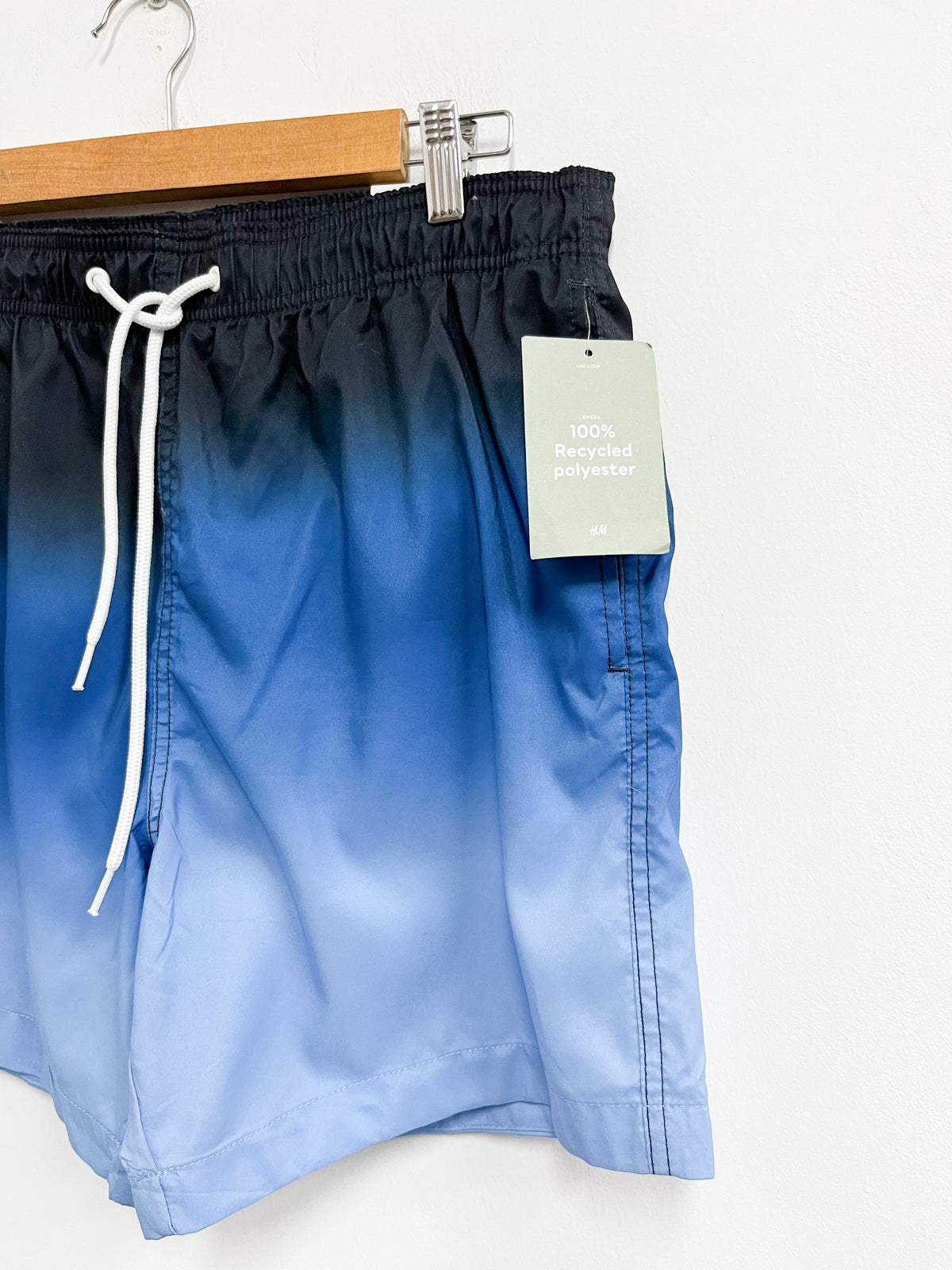 Traje de baño short tonos azules - HyM - Talla M