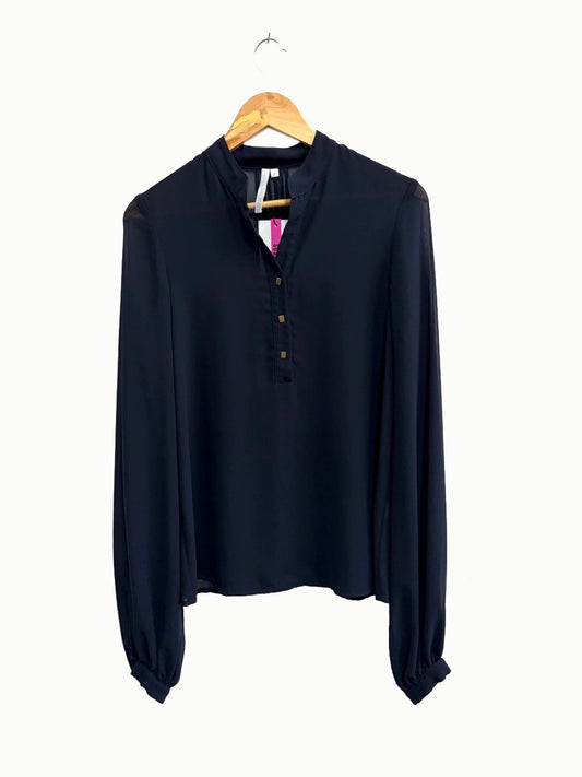 Blusa azul de gasa - Sandra Weil - Talla M