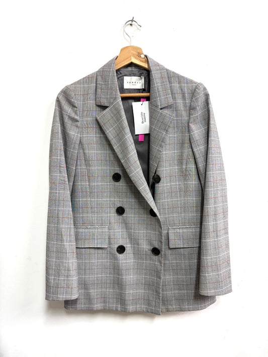 Saco Gris rayas negras y blanco - Sandro - Talla S