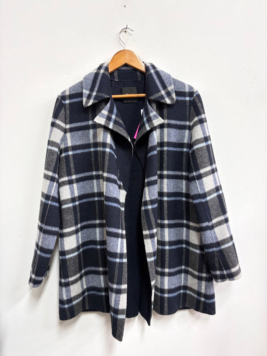 Saco cuadricular azul y gris -  Theory - Talla S