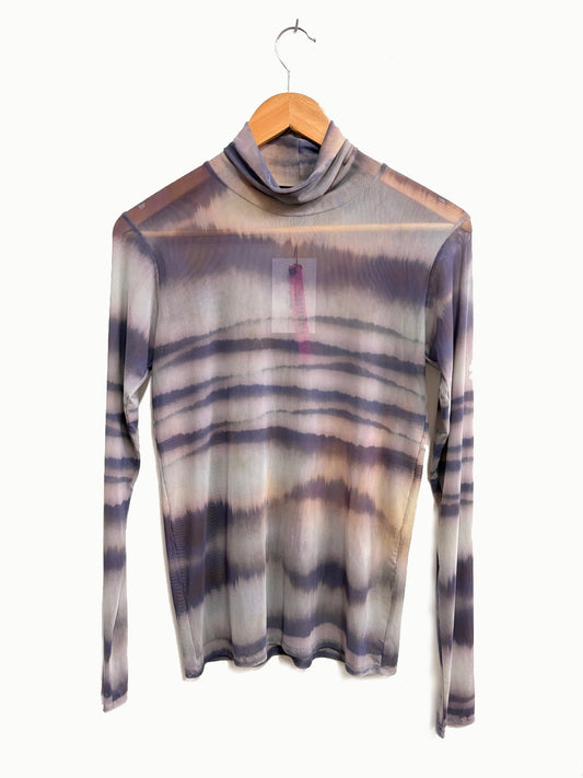 Blusa mesh cuello tortuga -  Andrea Llosa - Talla M