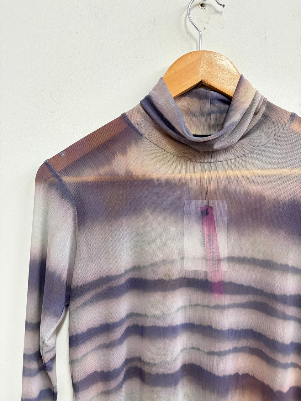 Blusa mesh cuello tortuga -  Andrea Llosa - Talla M