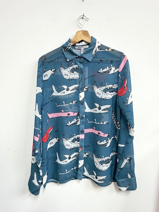 Blusa print - Sandra Weil - Talla M