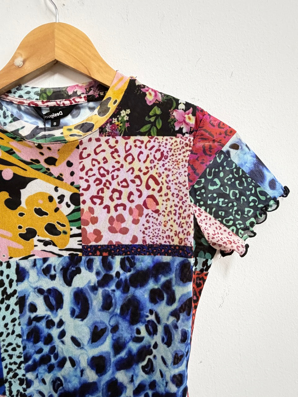 Top animal print - Desigual - Talla S