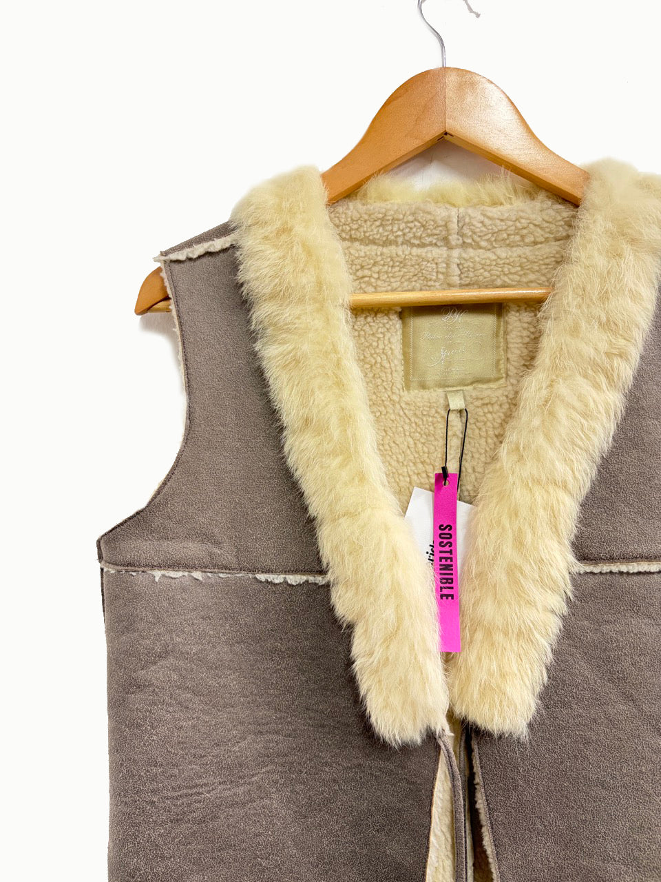 Chaleco cuello de conejo - Pedro del Hierro - Talla M