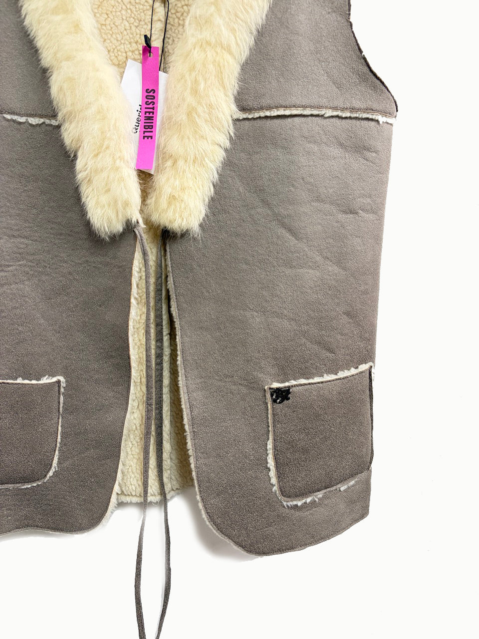 Chaleco cuello de conejo - Pedro del Hierro - Talla M