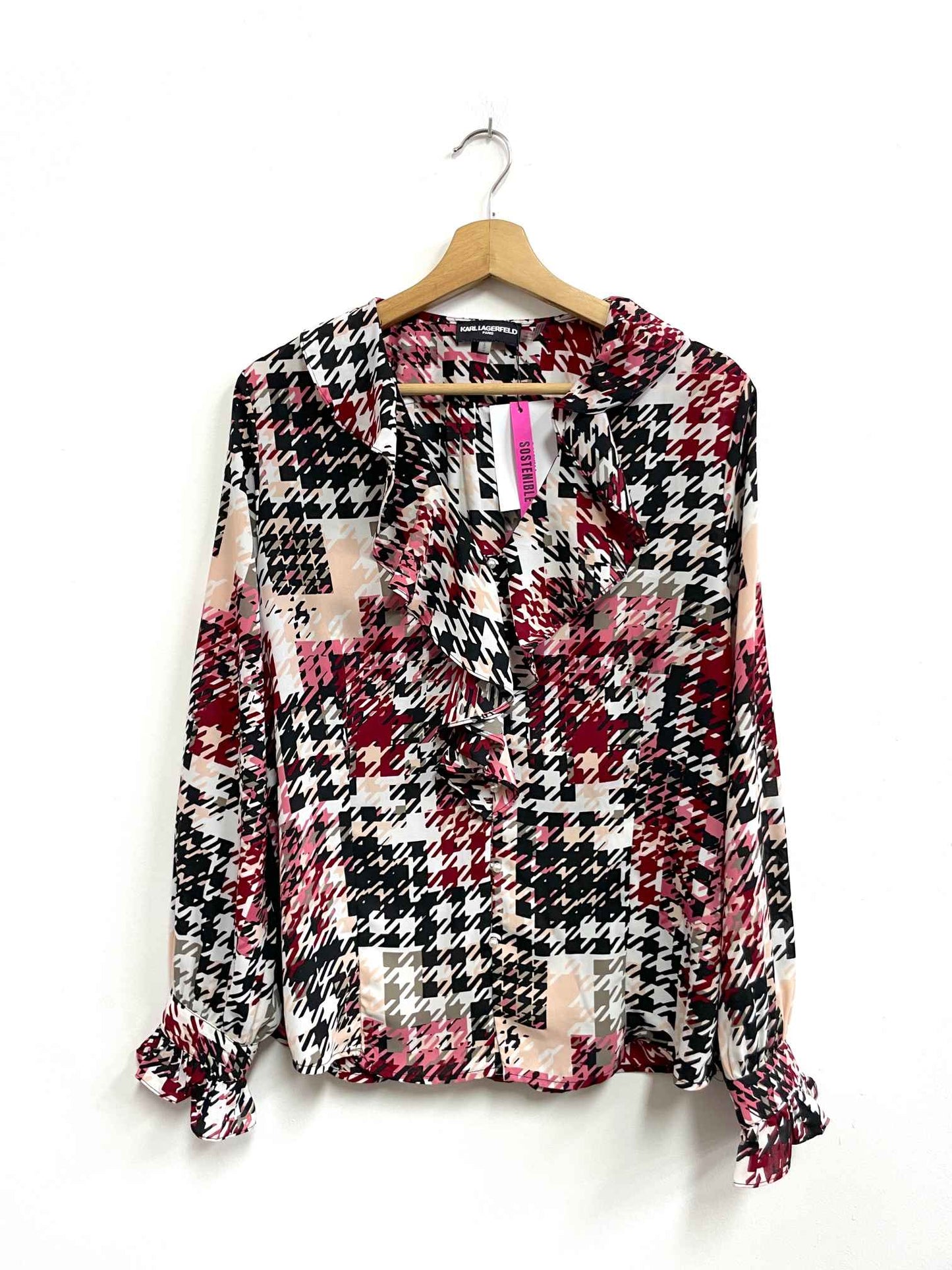 Blusa multicolor bobos - Karl Lagerfeld - Talla L