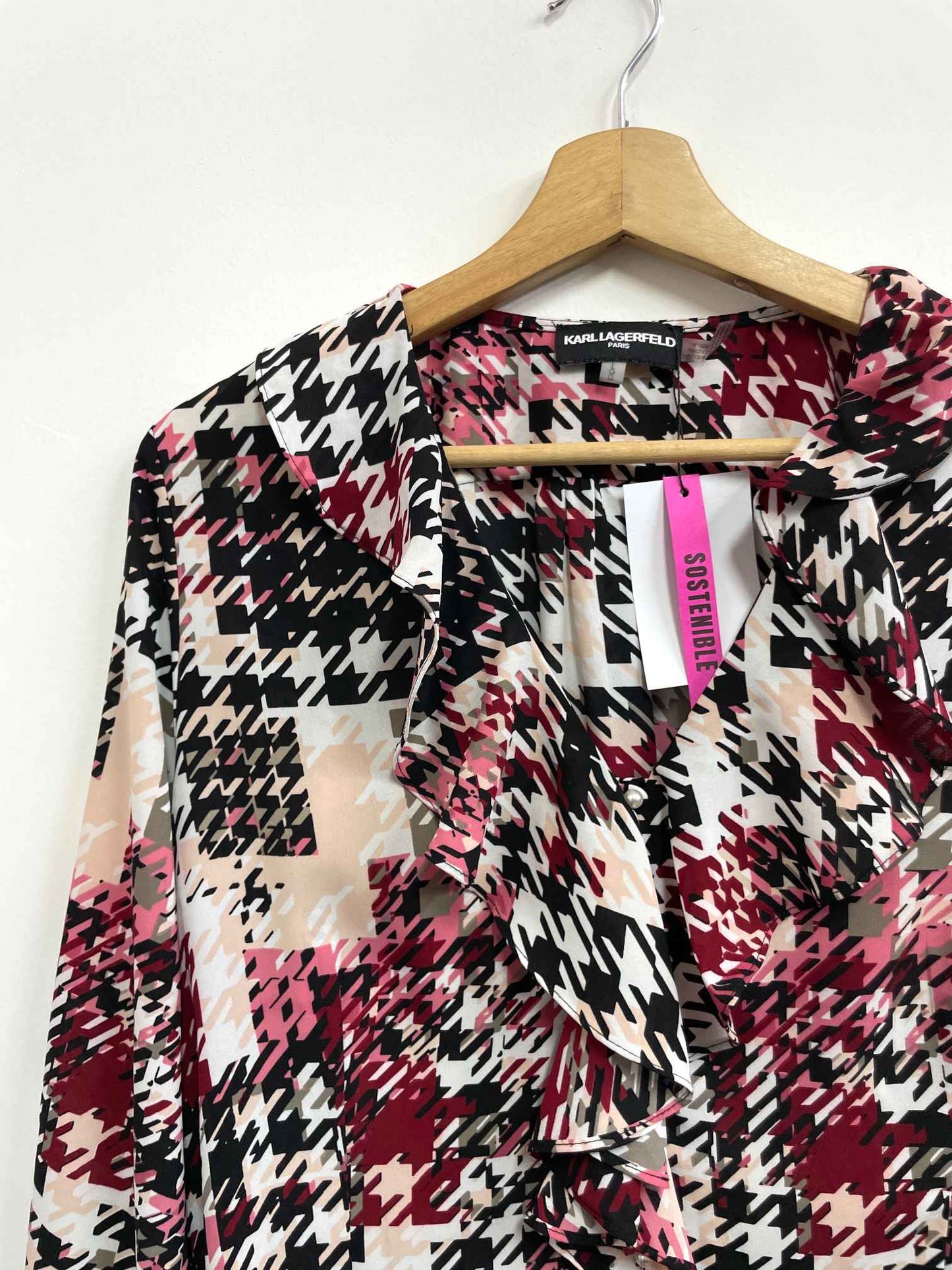 Blusa multicolor bobos - Karl Lagerfeld - Talla L