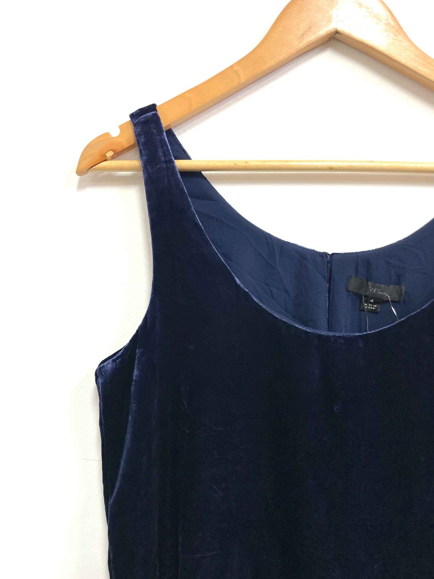 Top azul satinado - J.Crew - Talla S