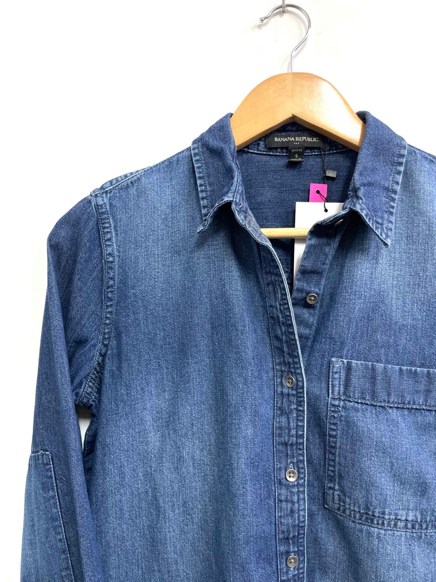 Blusa azul de jean - Banana Republic - Talla S