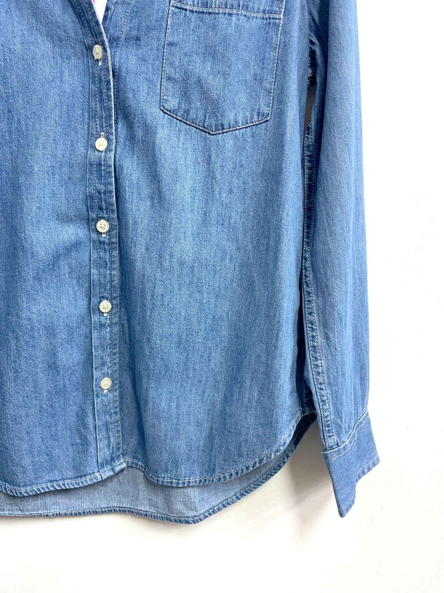 Blusa celeste jean - GAP - Talla S