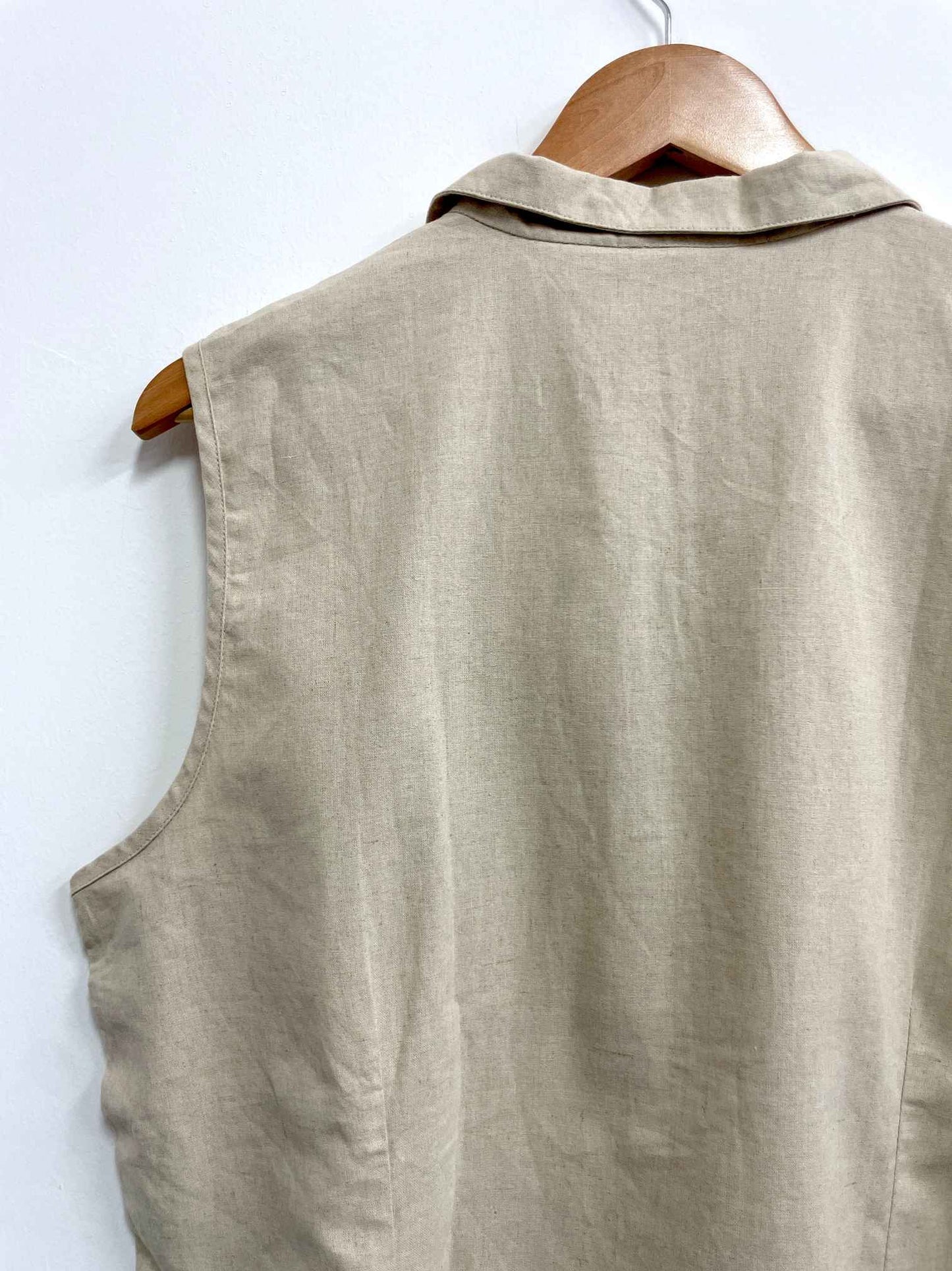 Blusa beige flores rosadas bordadas - Fashion bug - Talla XL