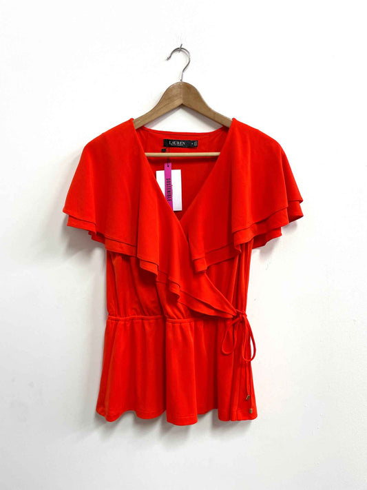 Blusa coral bobos - Ralph Lauren - Talla M