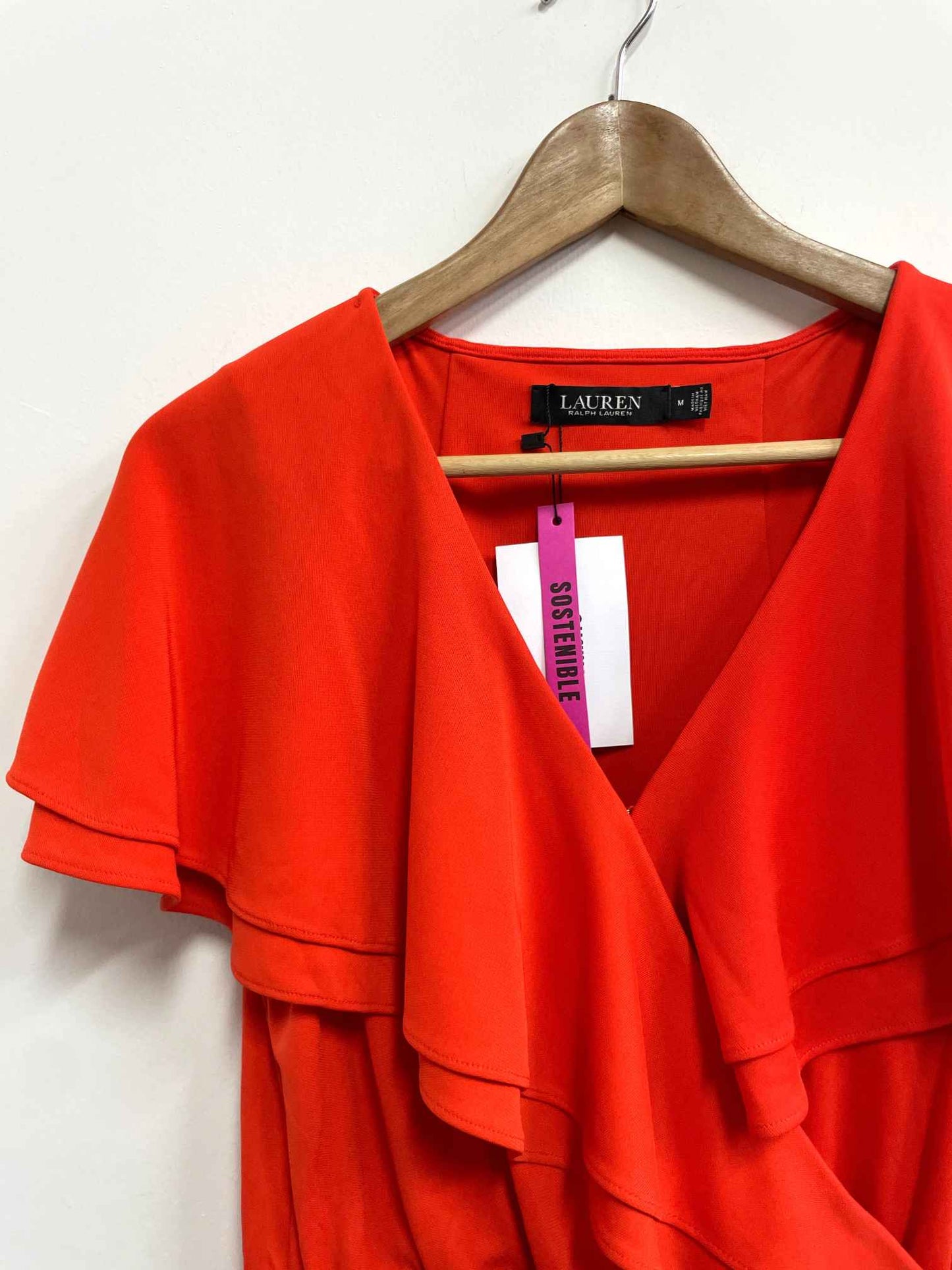 Blusa coral bobos - Ralph Lauren - Talla M