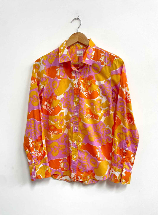 Blusa multicolor flores - J.Crew - Talla M