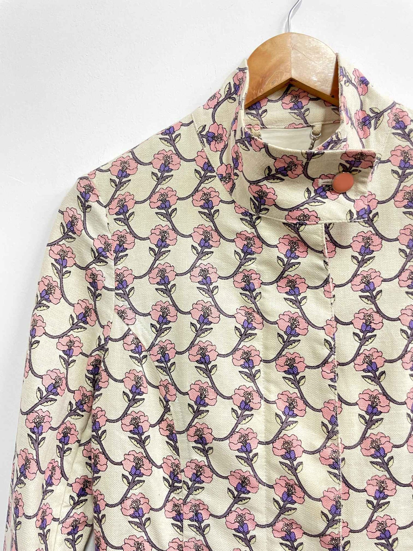 Saco beige flores lilas y rosas - Ted Baker - Talla S