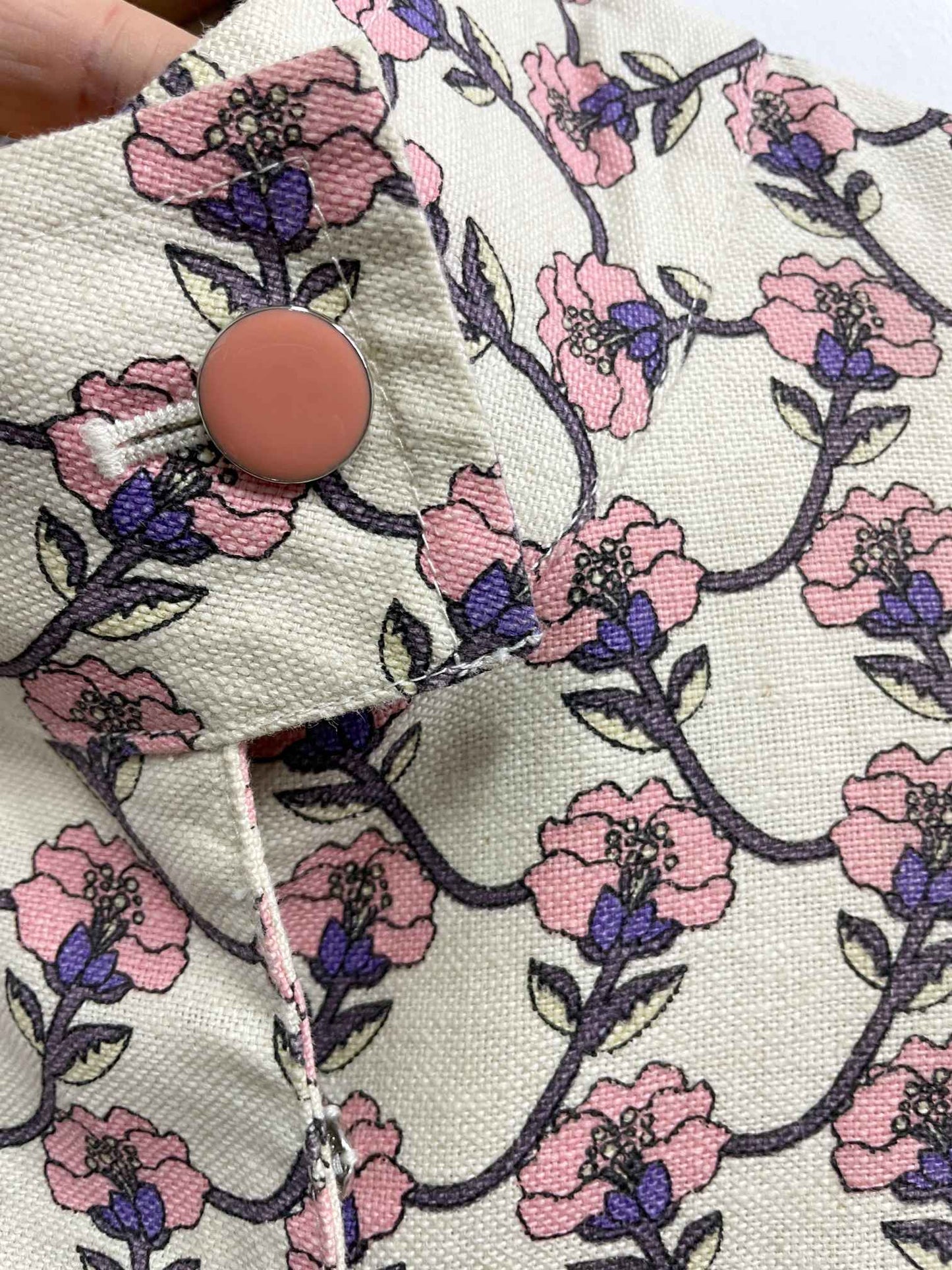 Saco beige flores lilas y rosas - Ted Baker - Talla S