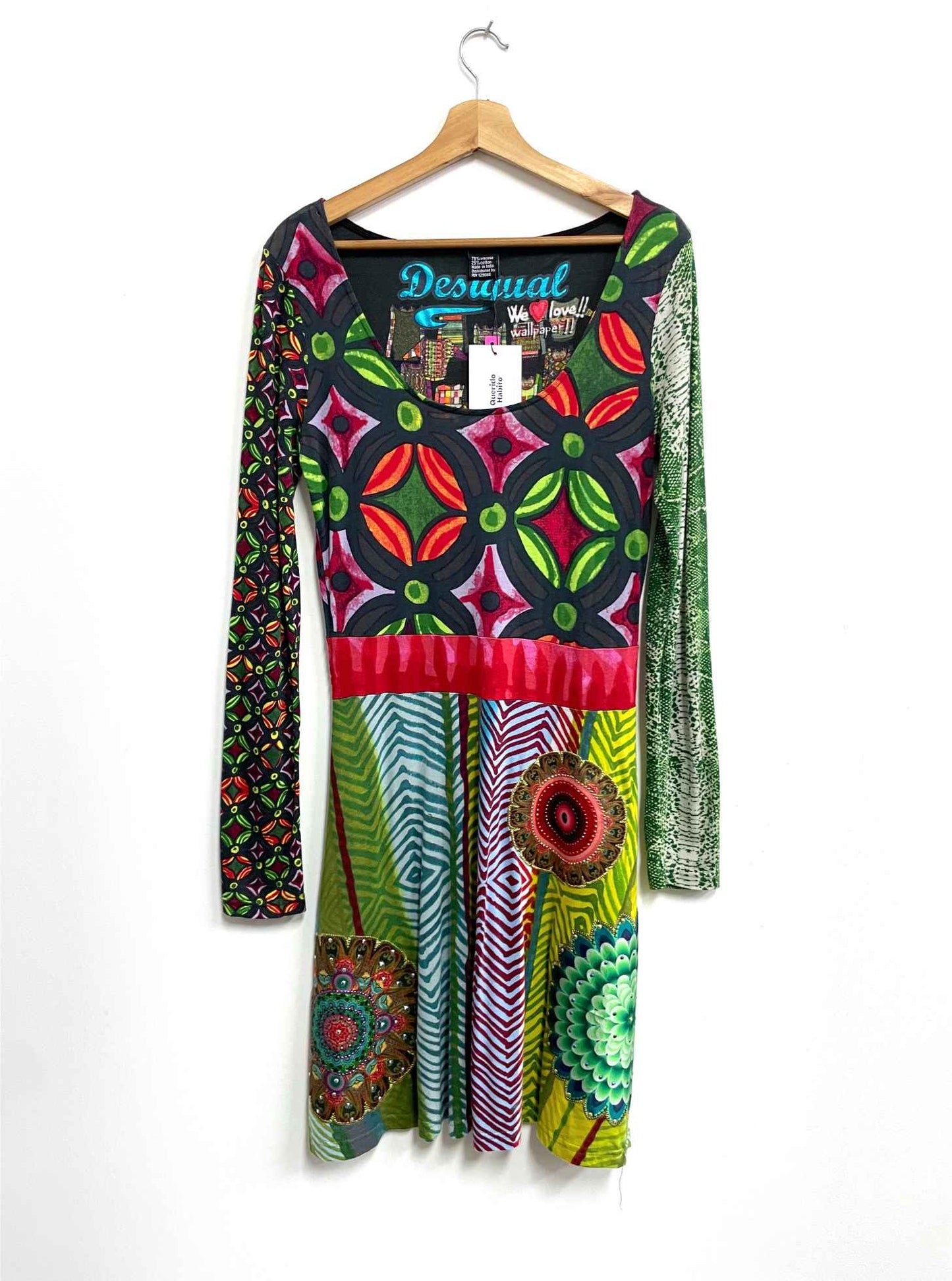 Vestido multicolor - Desigual - Talla S