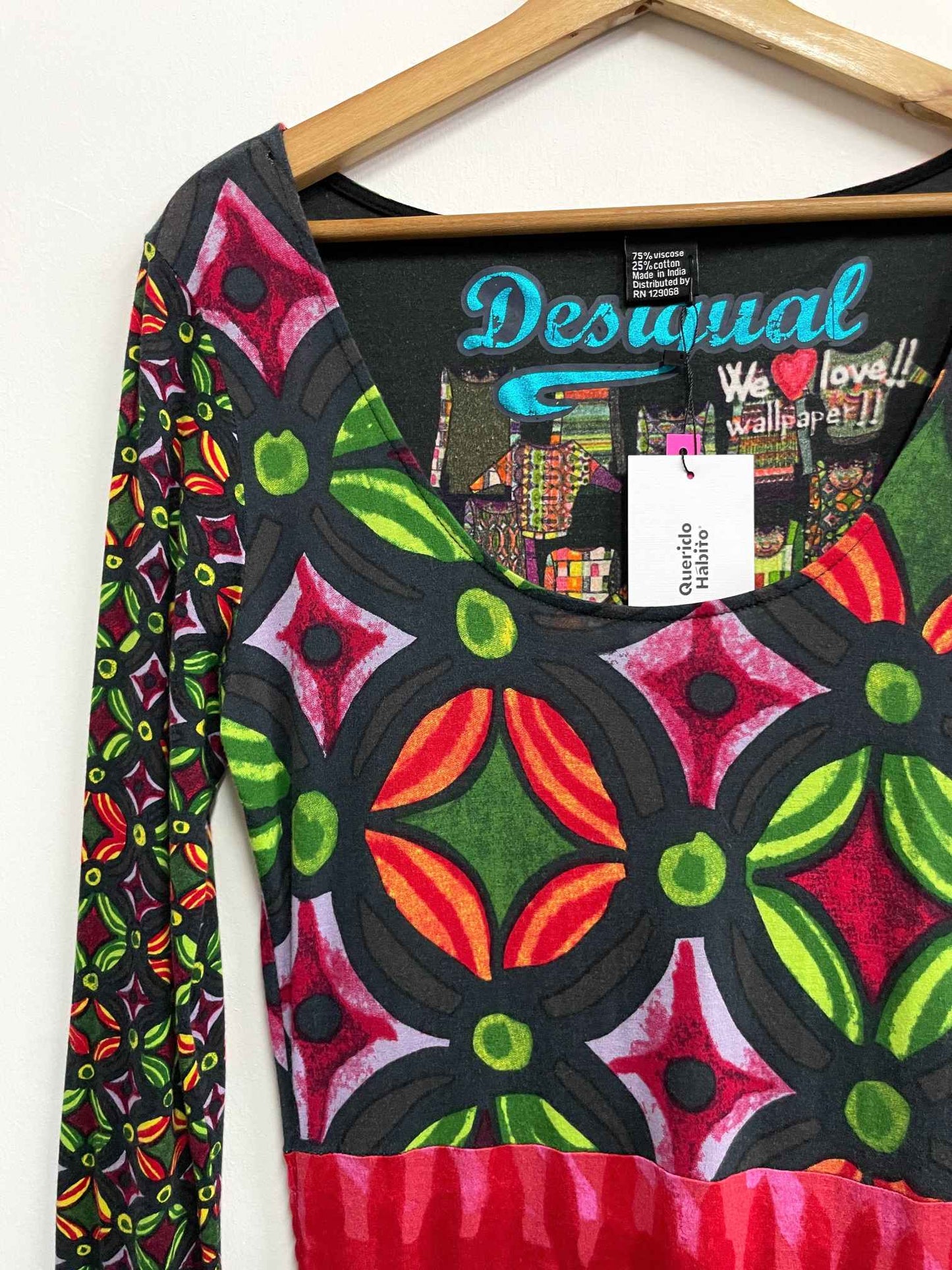 Vestido multicolor - Desigual - Talla S