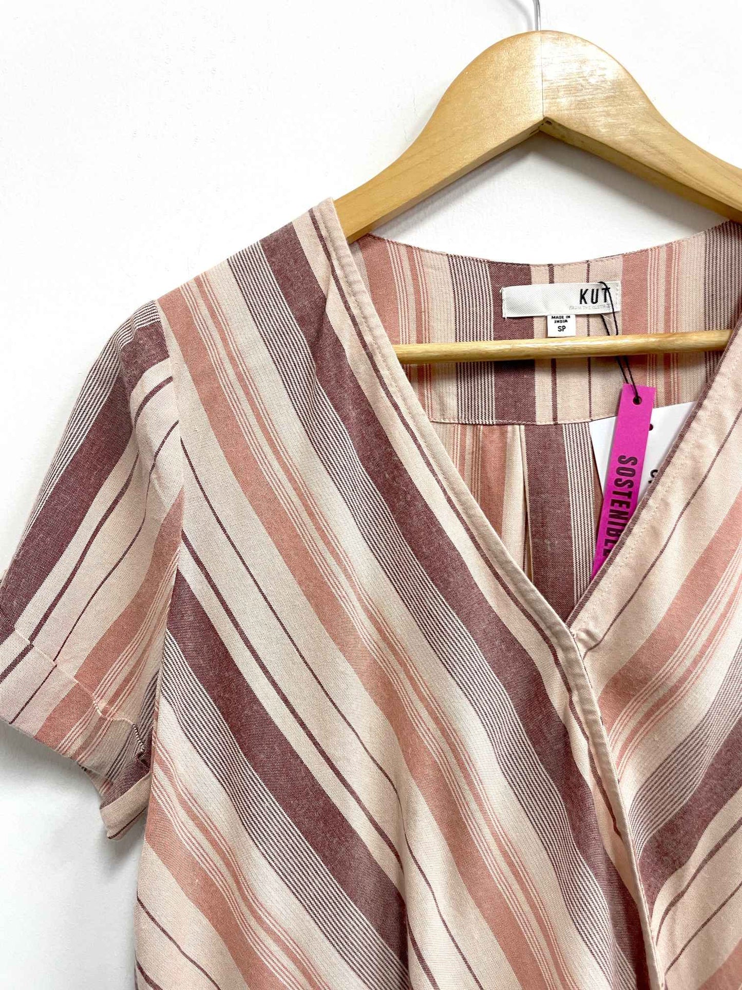 Blusa rayas beige - Kut - Talla S