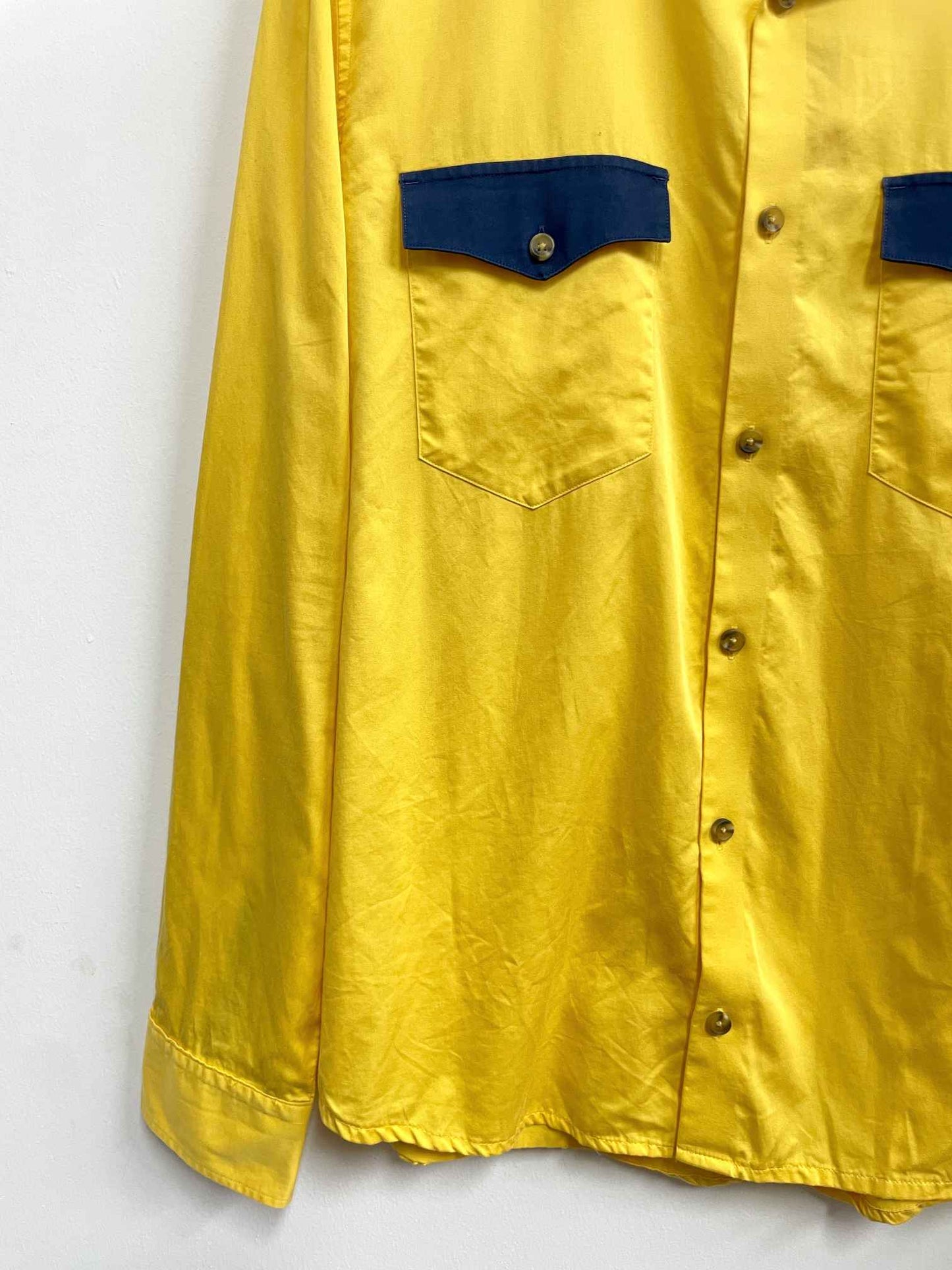 Blusa amarilla algodón - Calvin Klein - Talla M