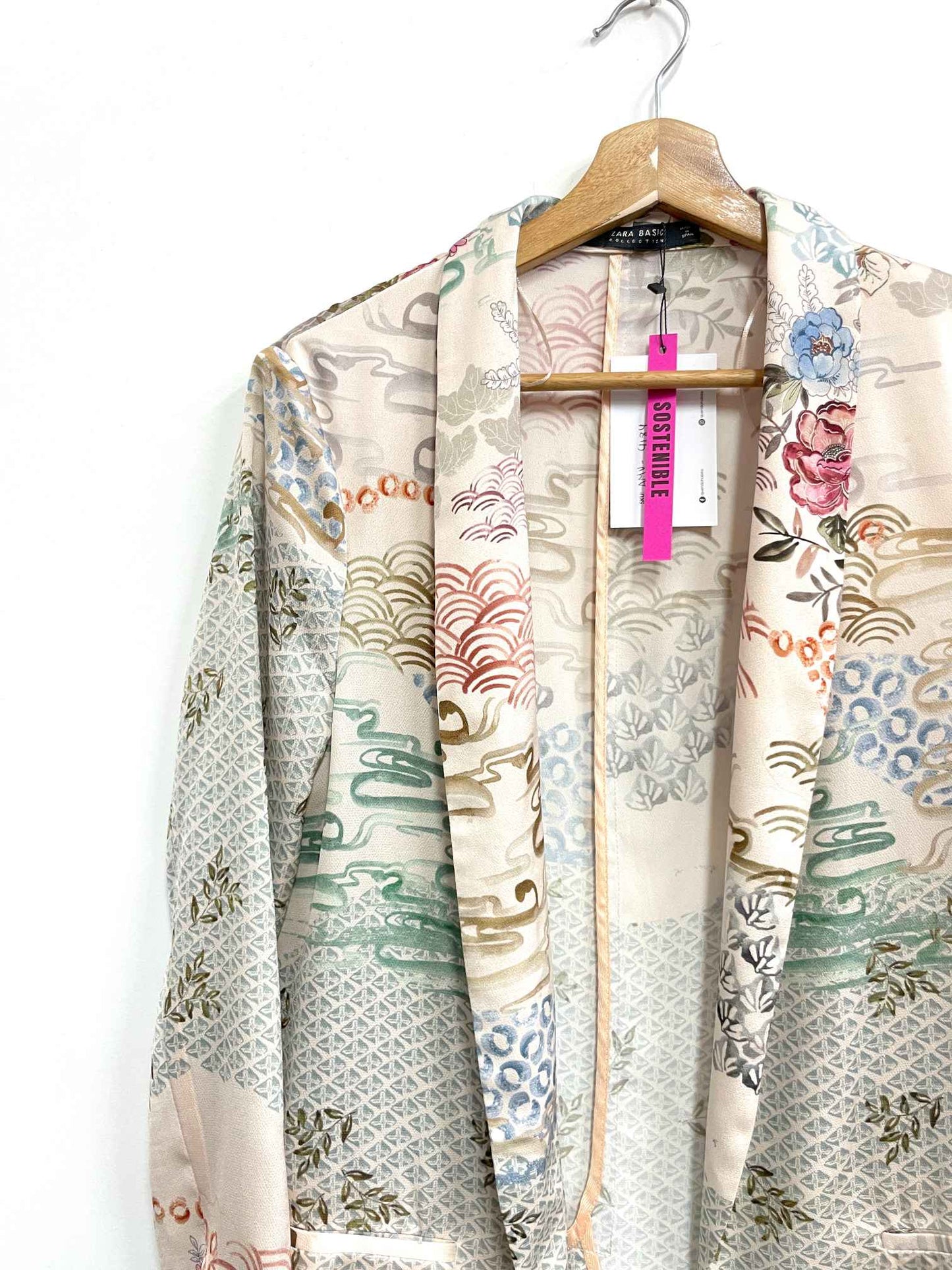 Blazer multicolor pastel - Zara - Talla S