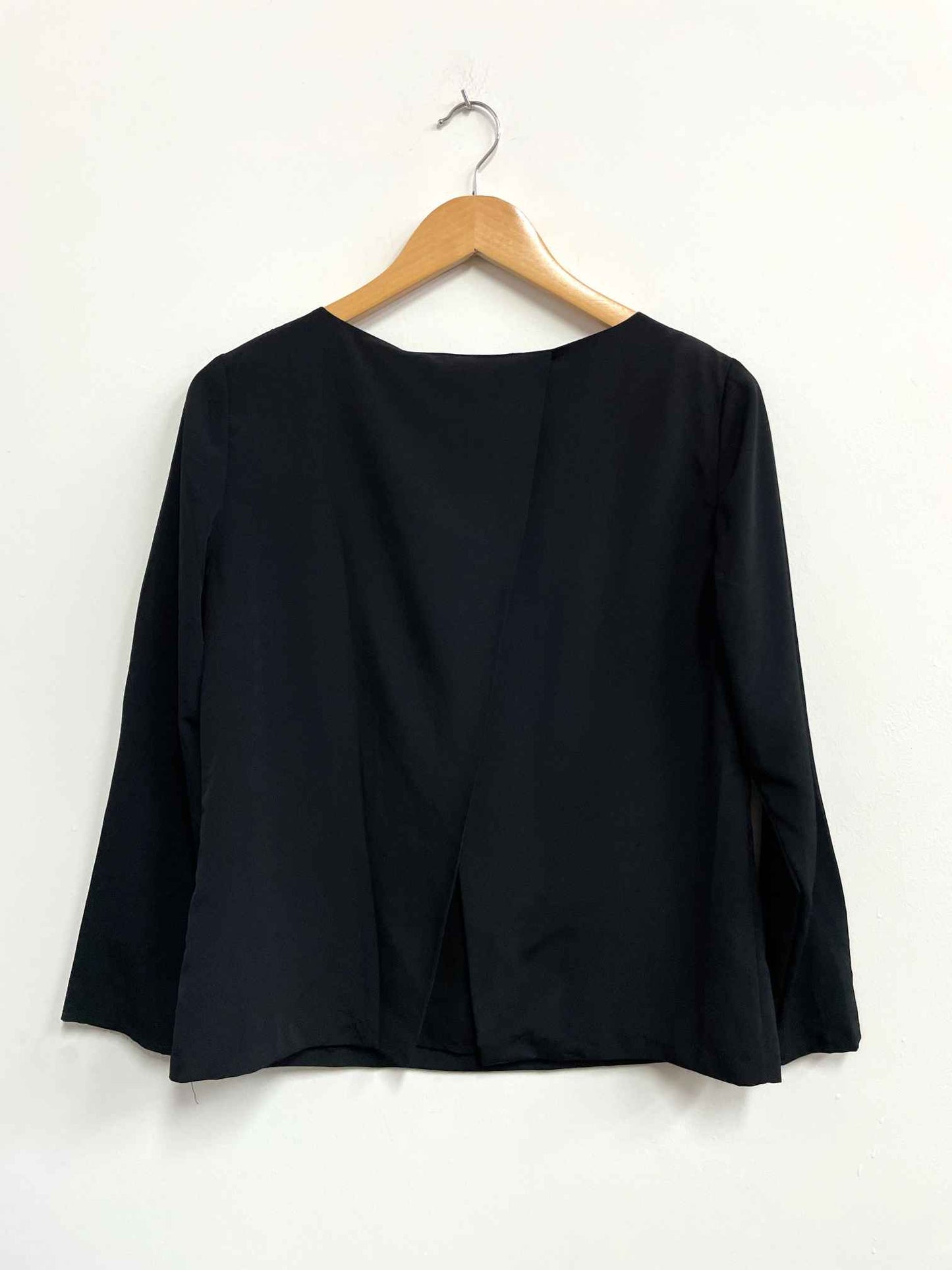 Blusa negra detalle espalda - Ralph Lauren - Talla S