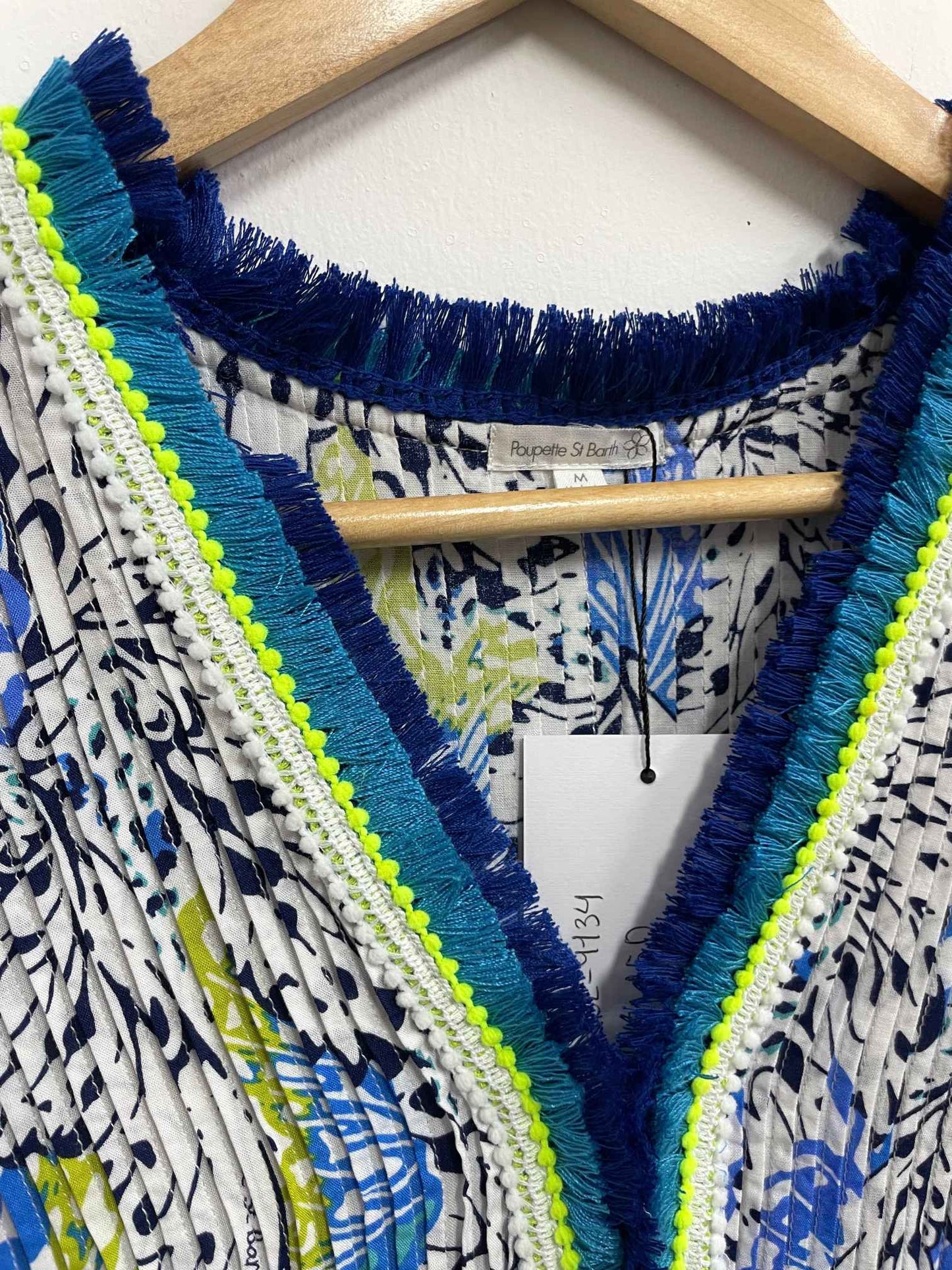 Vestido azul print - Poupette St Barth - Talla S