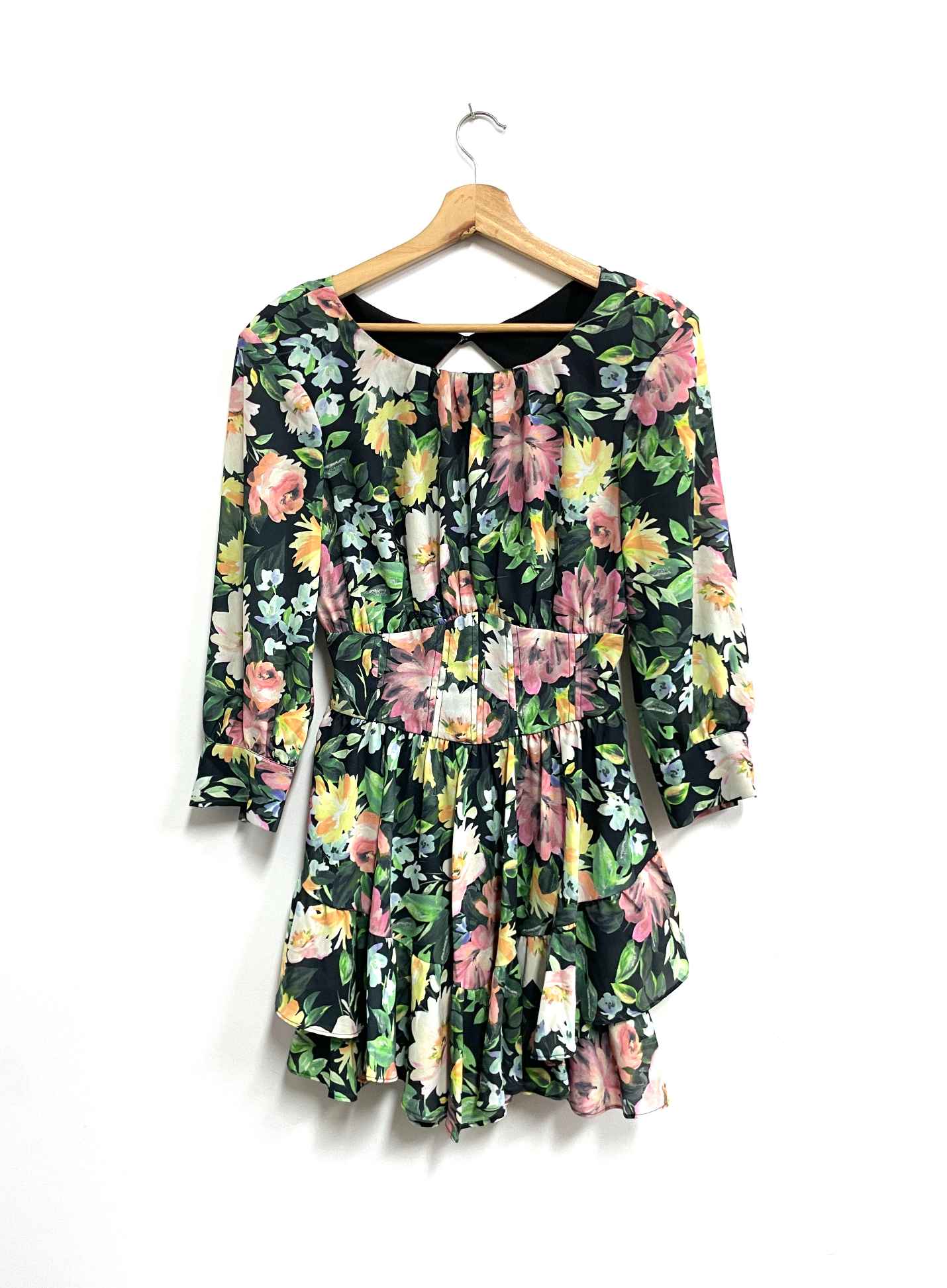 Vestido flores espalda abierta - For Love & Lemons - Talla M